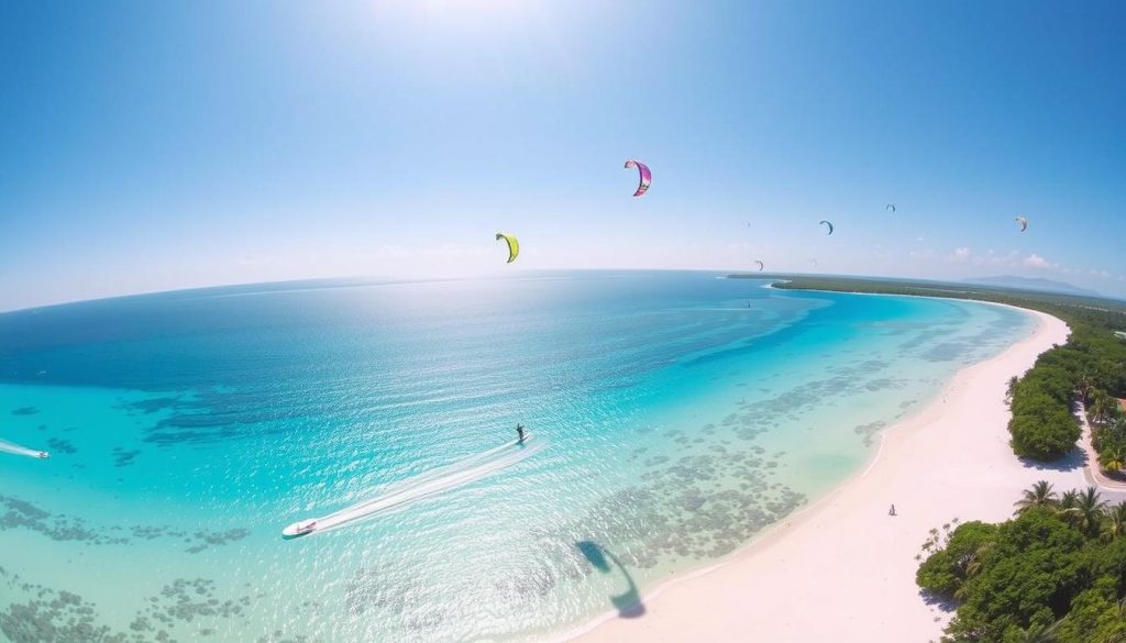 Grace Bay kiteboarding overview Grace Bay kiteboarding overview