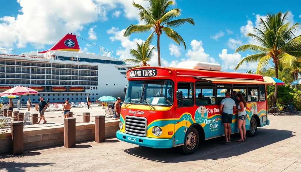 Grand Turk beach shuttle Grand Turk beach shuttle
