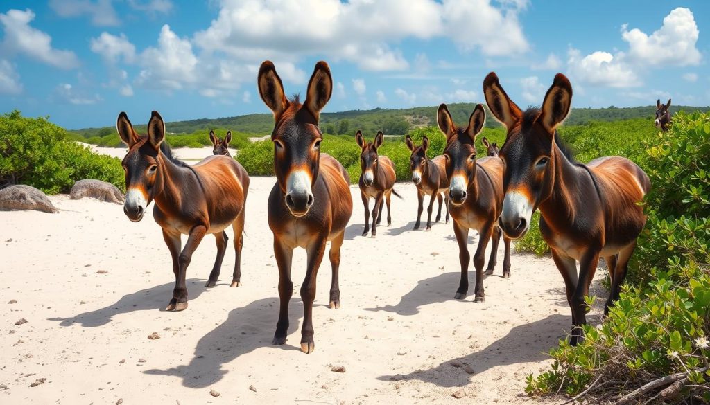Grand Turk wild donkeys Grand Turk wild donkeys