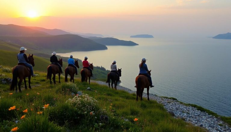 Horseback riding adventures near Lake Sevan