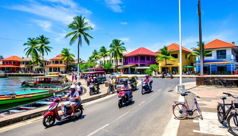 How do I navigate transportation within Malé?