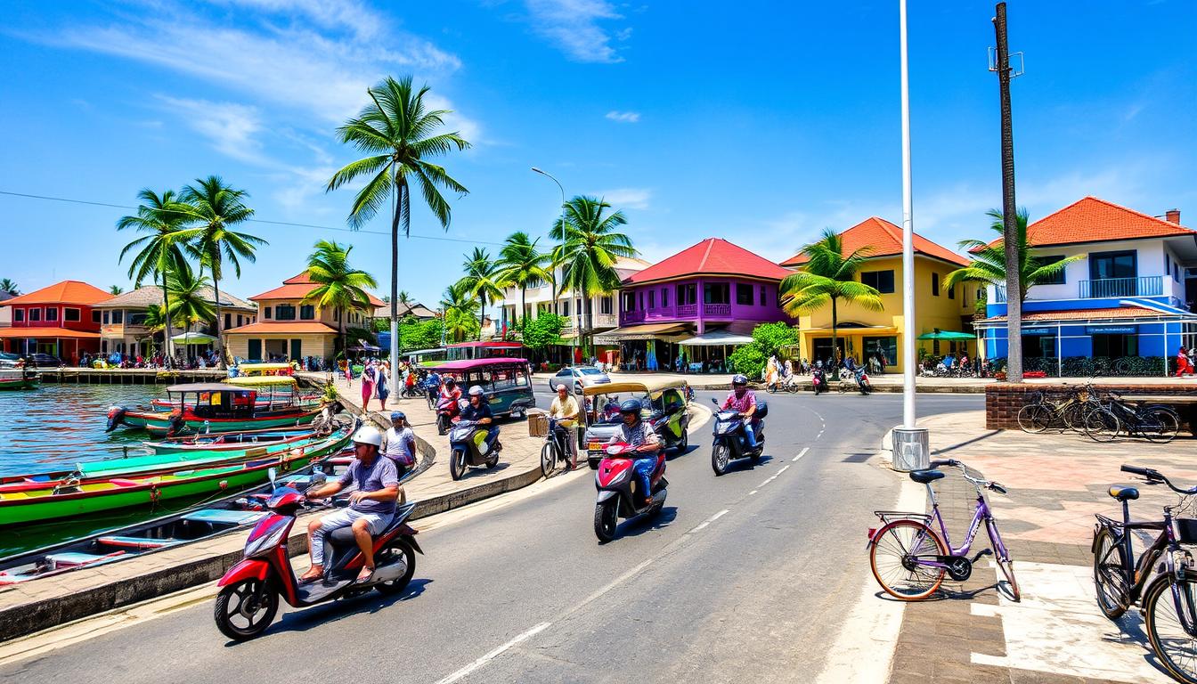 How do I navigate transportation within Malé?