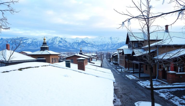How is the weather in Gyumri during winter?