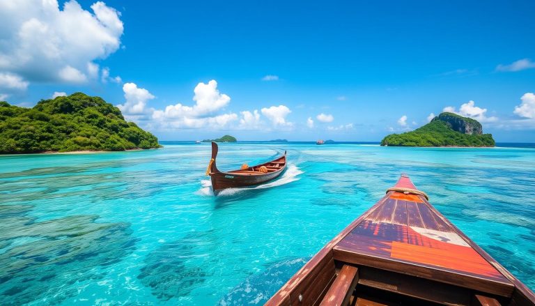Is it possible to island hop between different islands in Ari Atoll?