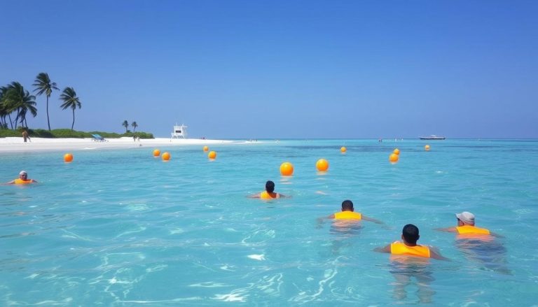 Is it safe to swim in the ocean around Malé?