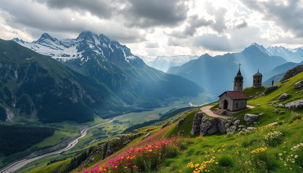 Kazbegi National Park beauty Kazbegi National Park beauty