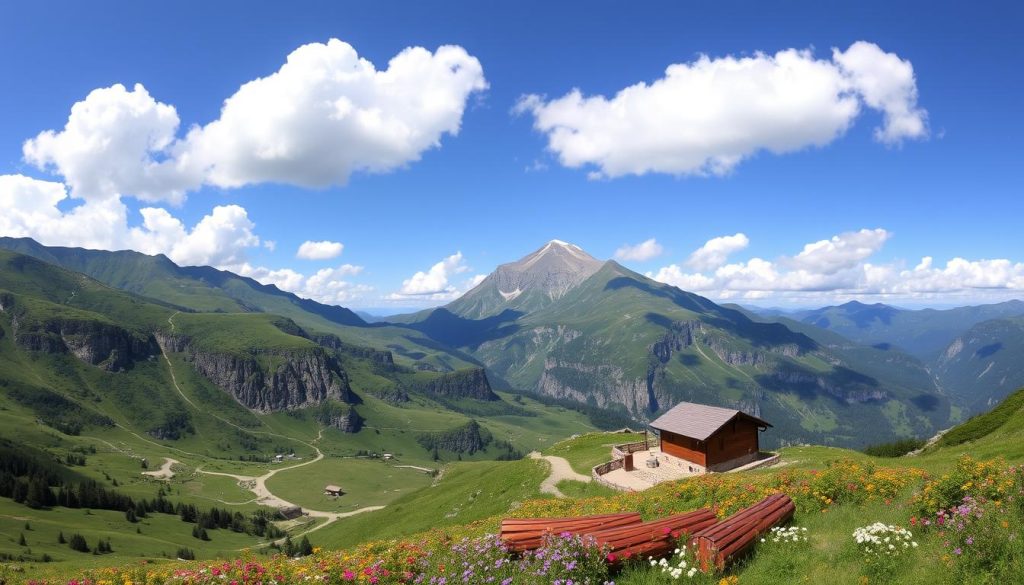 Kazbegi National Park overview Kazbegi National Park overview