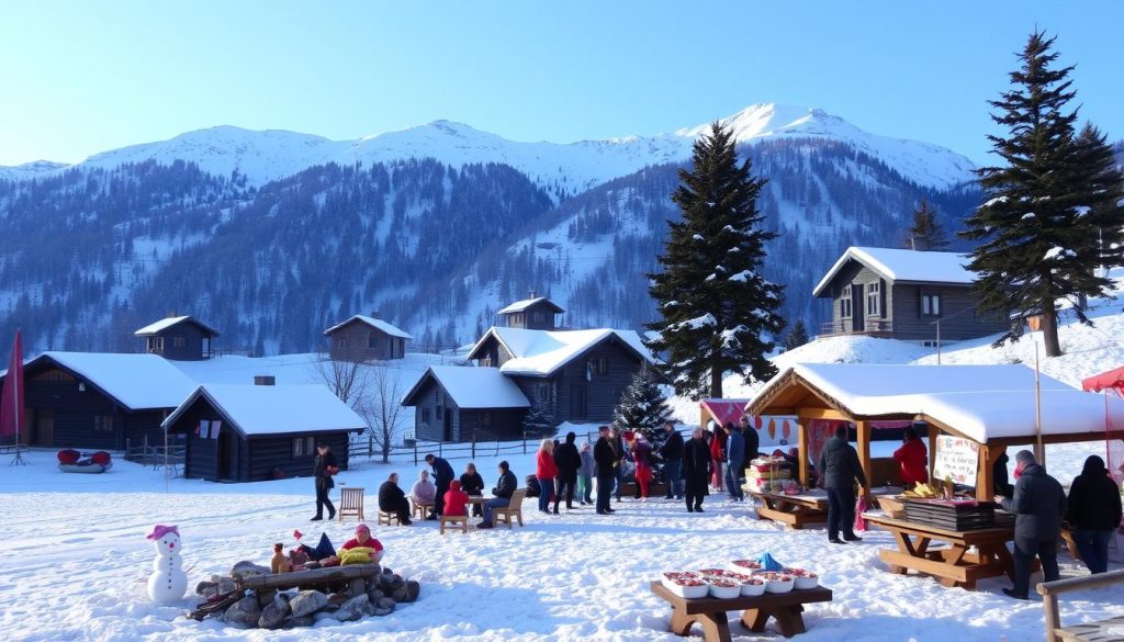 Kazbegi winter traditions Kazbegi winter traditions