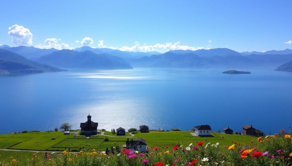 Lake Sevan, largest lake in the Caucasus Lake Sevan, largest lake in the Caucasus