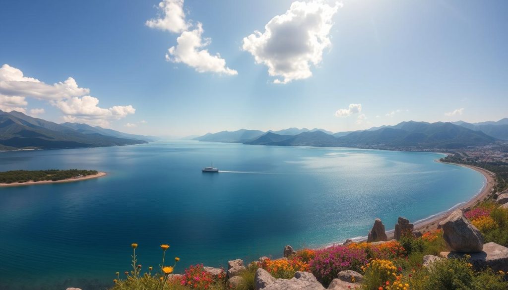 Lake Sevan scenery Lake Sevan scenery