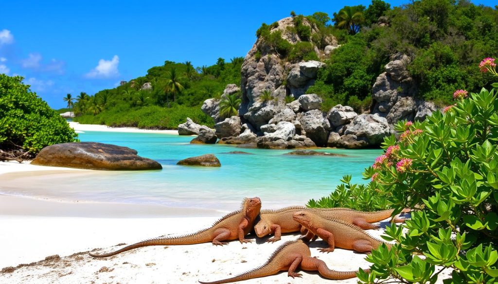 Little Water Cay wildlife and natural beauty Little Water Cay wildlife and natural beauty