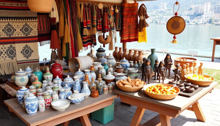 Local markets and souvenir shops around Lake Sevan?