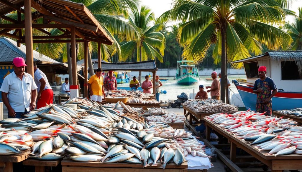 Local seafood in Ari Atoll Local seafood in Ari Atoll