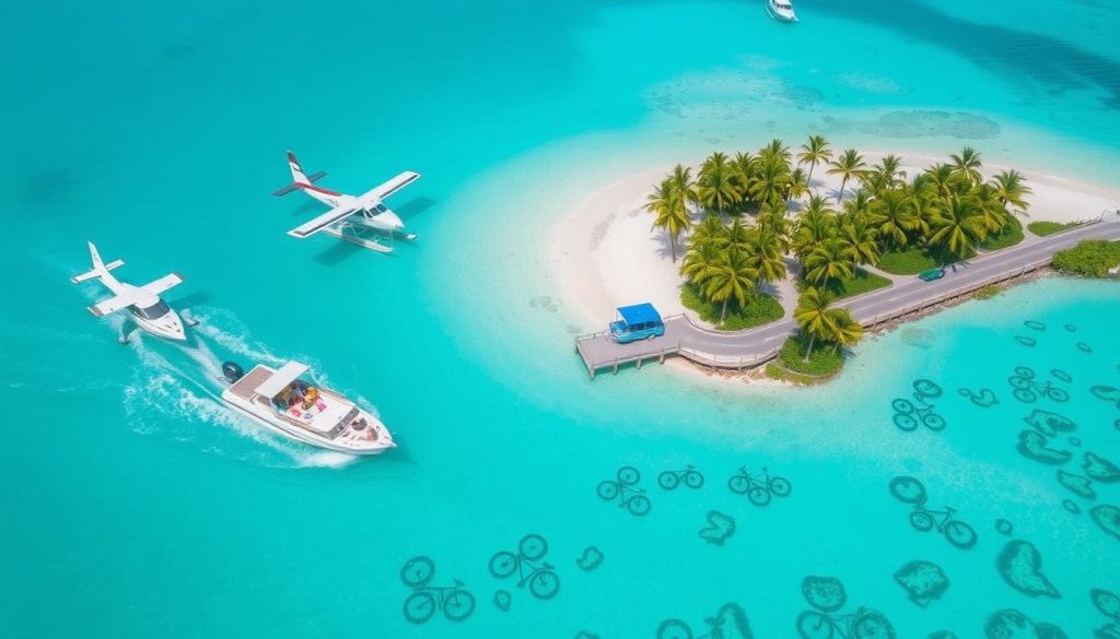 Local transport options in Ari Atoll Local transport options in Ari Atoll