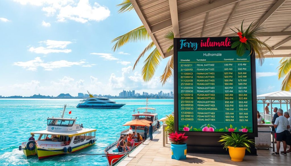 Malé to Hulhumalé ferry schedule Malé to Hulhumalé ferry schedule