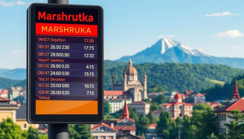 Marshrutka schedule Tbilisi to Kazbegi Marshrutka schedule Tbilisi to Kazbegi