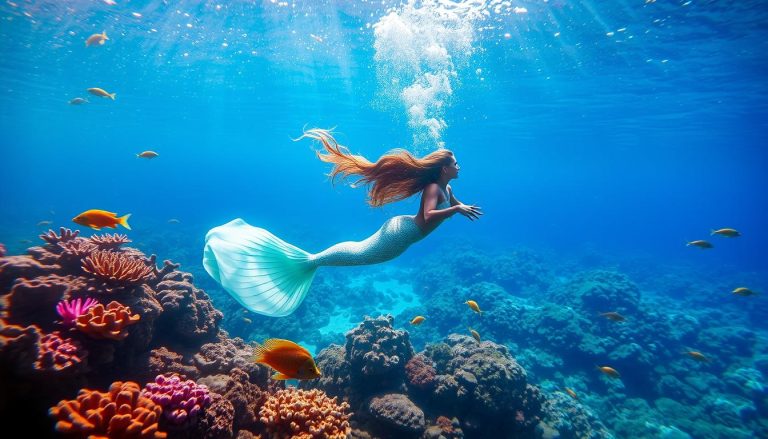 Mermaid swimming Boracay