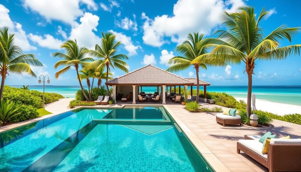 North Caicos accommodation with pool North Caicos accommodation with pool