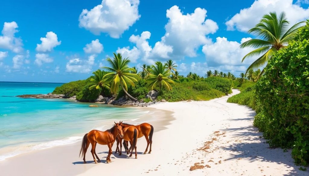 North Caicos guided horseback tours North Caicos guided horseback tours
