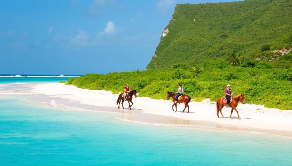 North Caicos guided horseback tours North Caicos guided horseback tours