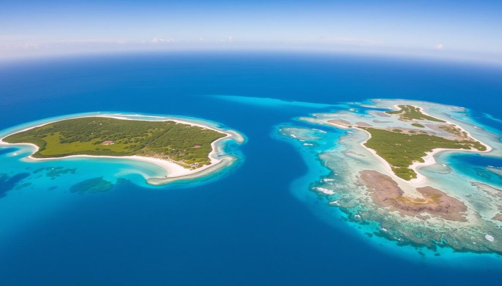 North Caicos island comparison North Caicos island comparison