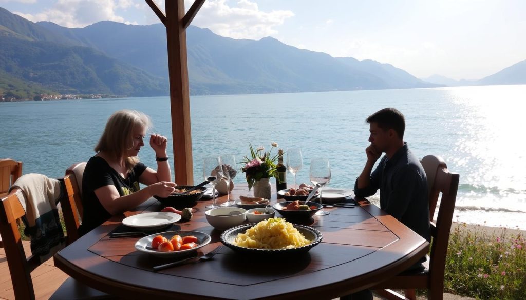 Optimal experience lakeside dining at Lake Sevan Optimal experience lakeside dining at Lake Sevan