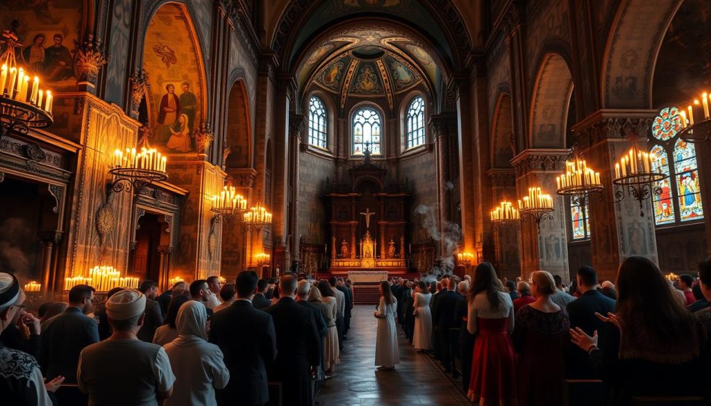 Sacred ceremonies at Svetitskhoveli Cathedral Sacred ceremonies at Svetitskhoveli Cathedral
