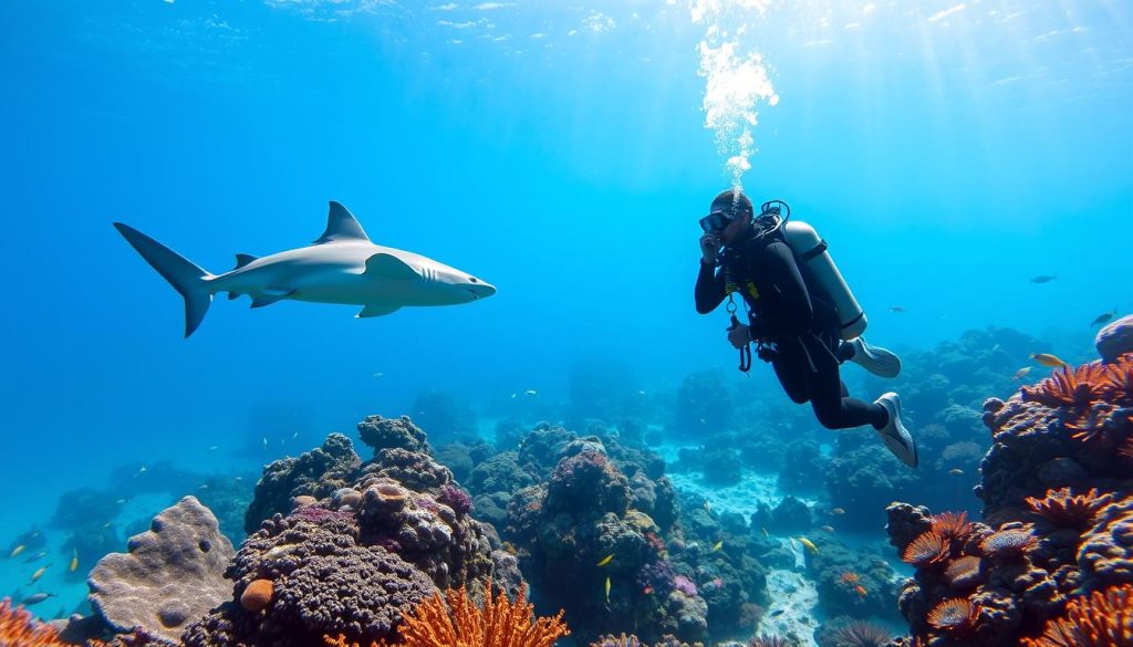 Safety when diving with sharks Safety when diving with sharks