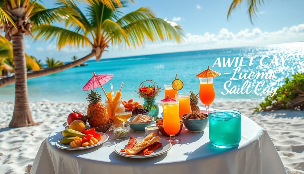 Salt Cay dining and refreshments Salt Cay dining and refreshments
