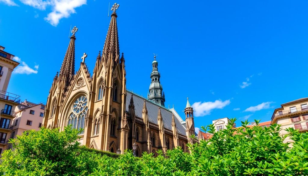 San Sebastian Church, architectural marvels, Gothic architecture San Sebastian Church, architectural marvels, Gothic architecture