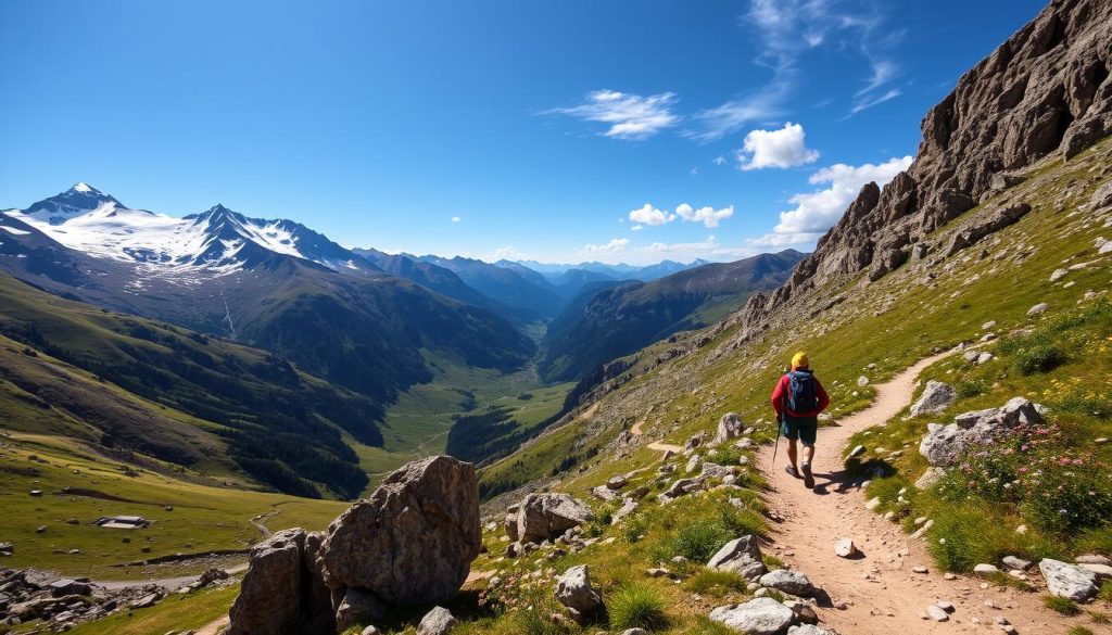 Solo hiking in Kazbegi National Park Solo hiking in Kazbegi National Park