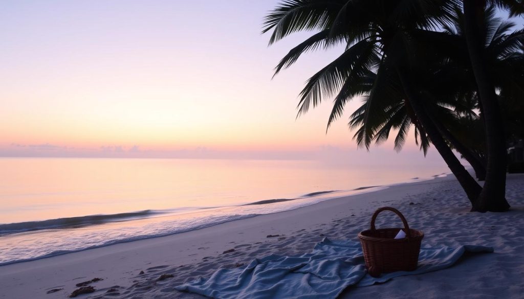 South Caicos beach sunrise view South Caicos beach sunrise view