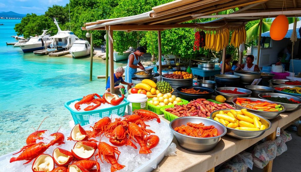 South Caicos culinary scene South Caicos culinary scene