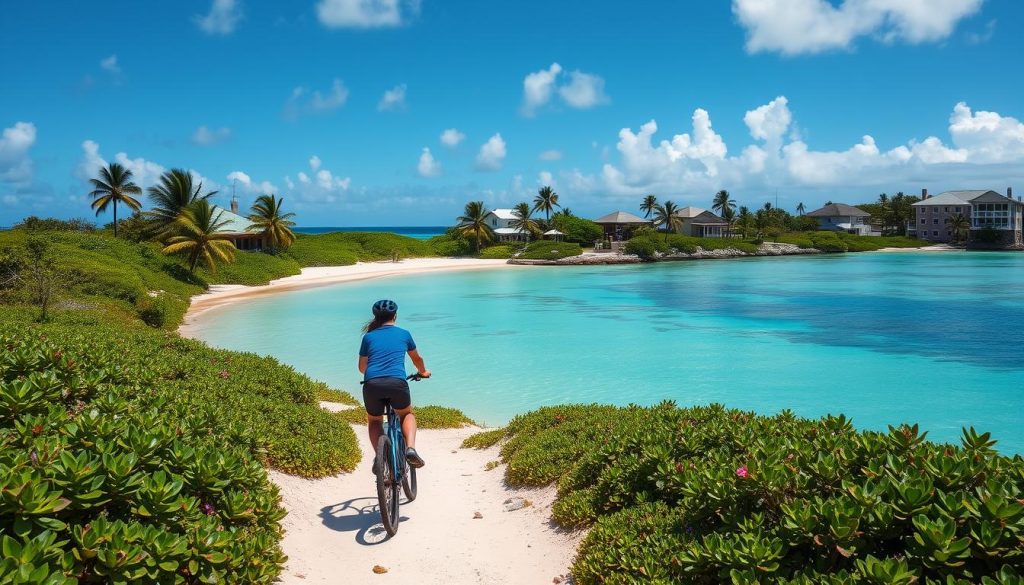 South Caicos exploring by bike South Caicos exploring by bike