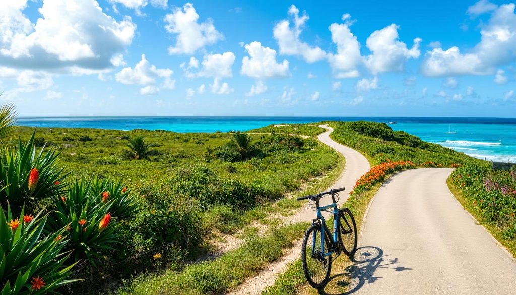 South Caicos exploring by bike South Caicos exploring by bike