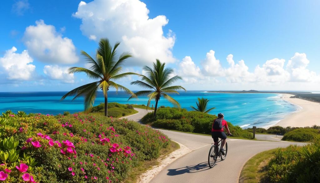 South Caicos exploring by bike South Caicos exploring by bike