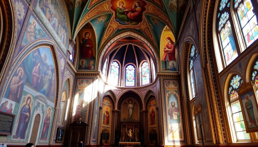 Svetitskhoveli Cathedral frescoes and artwork Svetitskhoveli Cathedral frescoes and artwork