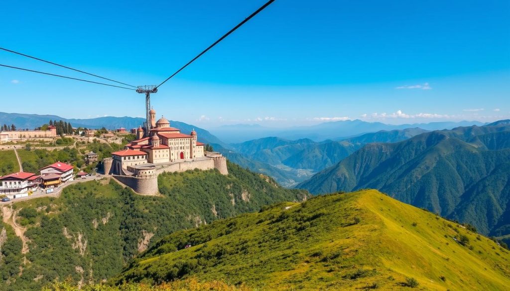 Tatev cable car journey Tatev cable car journey