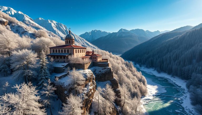 Tatev monastery winter