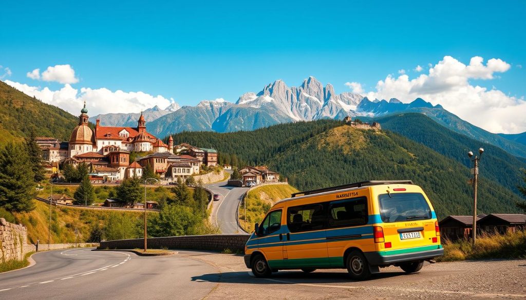 Tbilisi to Kazbegi minivan rental Tbilisi to Kazbegi minivan rental
