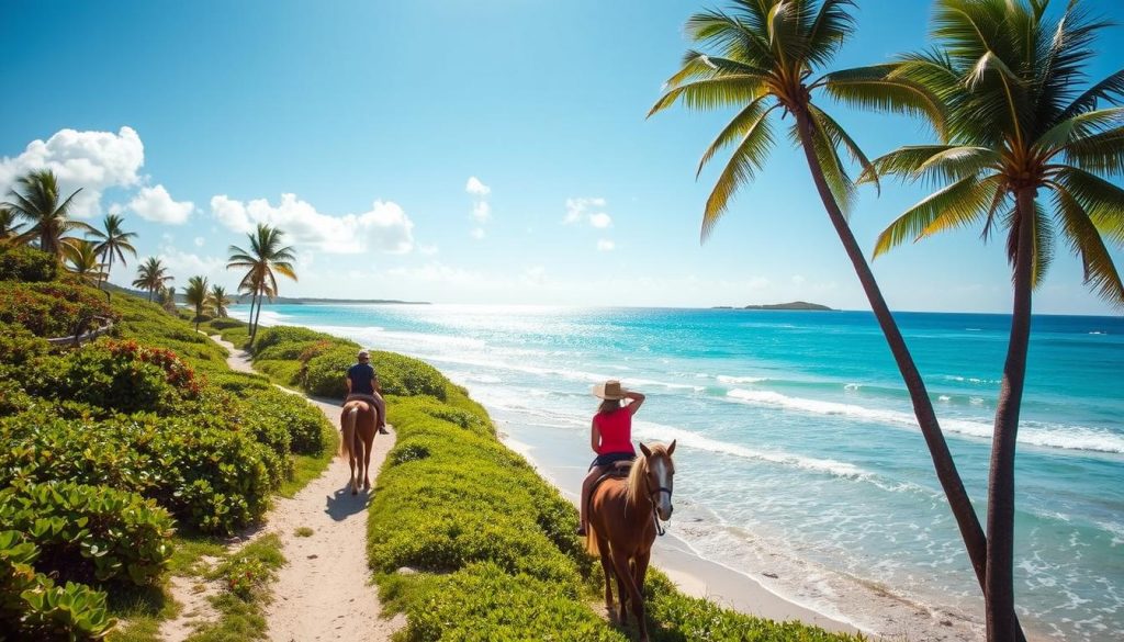 Unique features of horseback riding tours North Caicos Unique features of horseback riding tours North Caicos