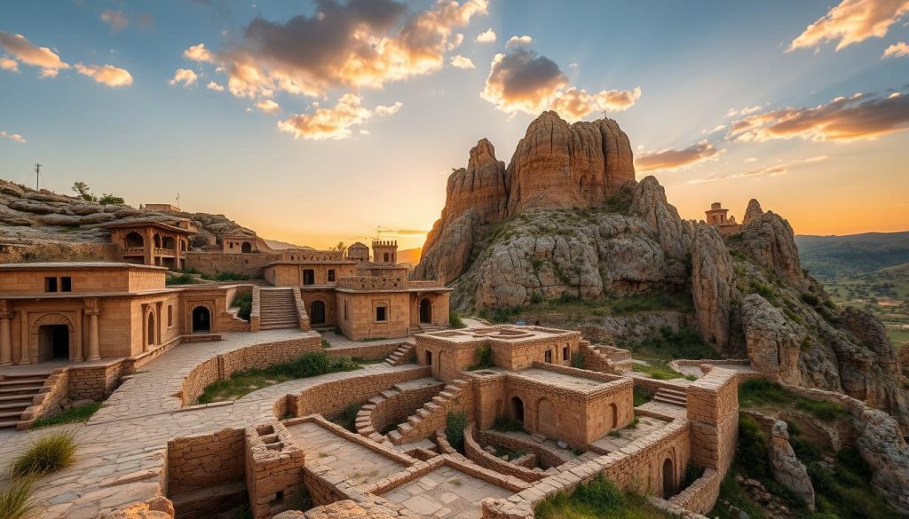 Uplistsikhe ancient rock-hewn town Uplistsikhe ancient rock-hewn town