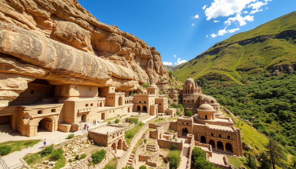 Uplistsikhe cave towns in Georgia Uplistsikhe cave towns in Georgia