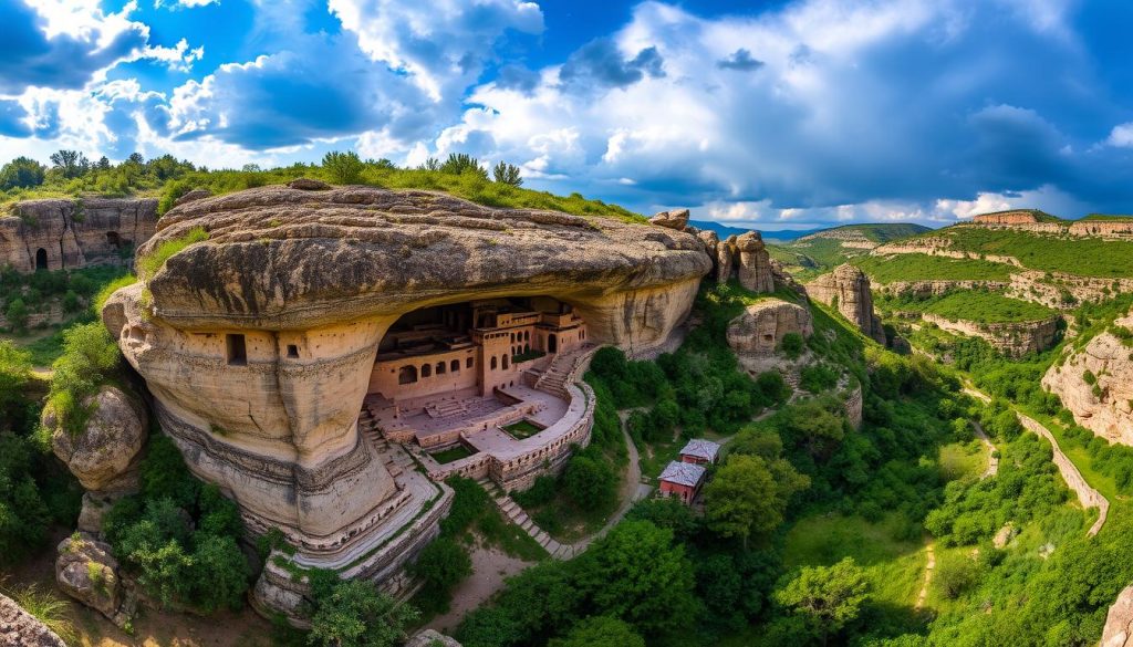 Uplistsikhe historical cave town Georgia Uplistsikhe historical cave town Georgia