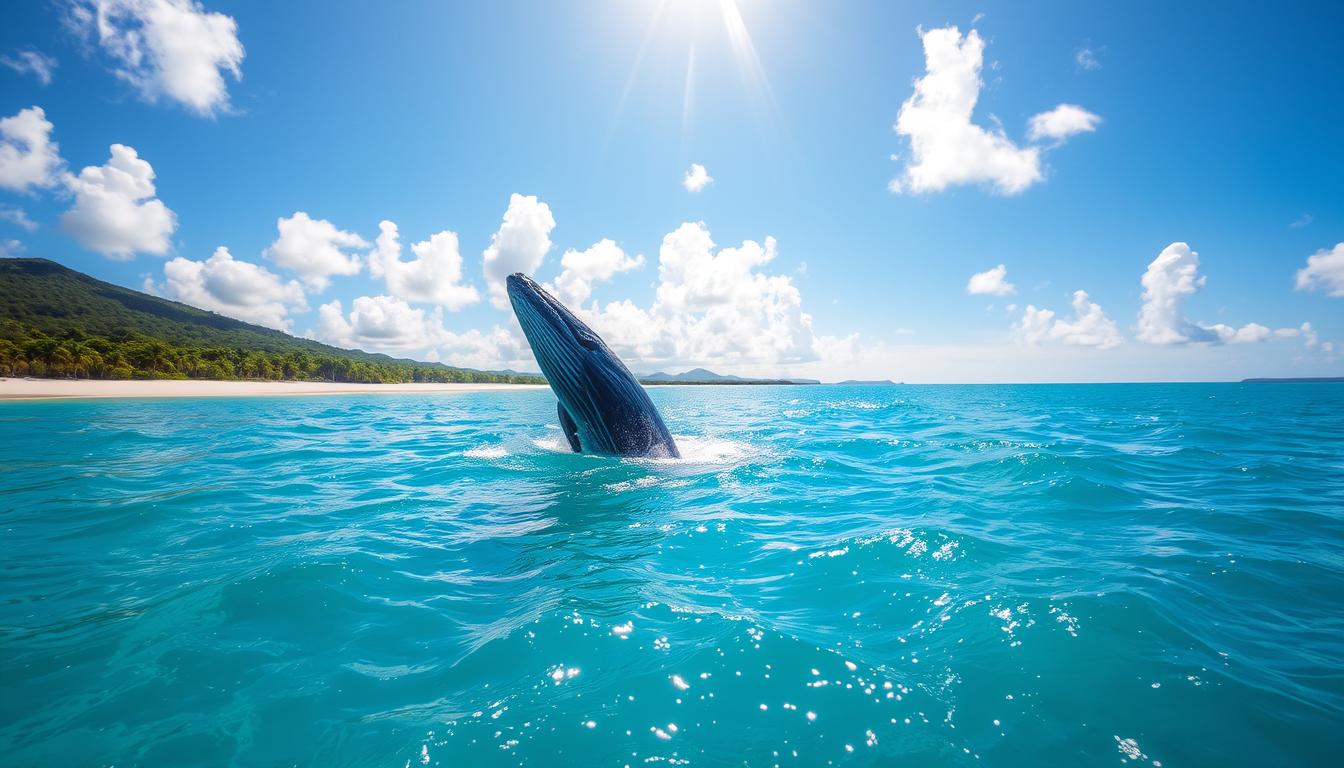 Whale watching Grace Bay