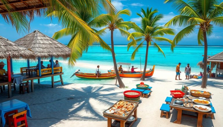 What are the best local restaurants in Ari Atoll for Maldivian seafood?