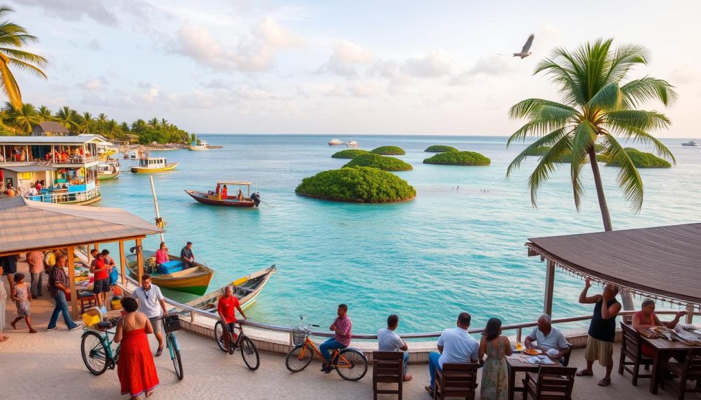 What are the best things to do in Maafushi besides swimming?