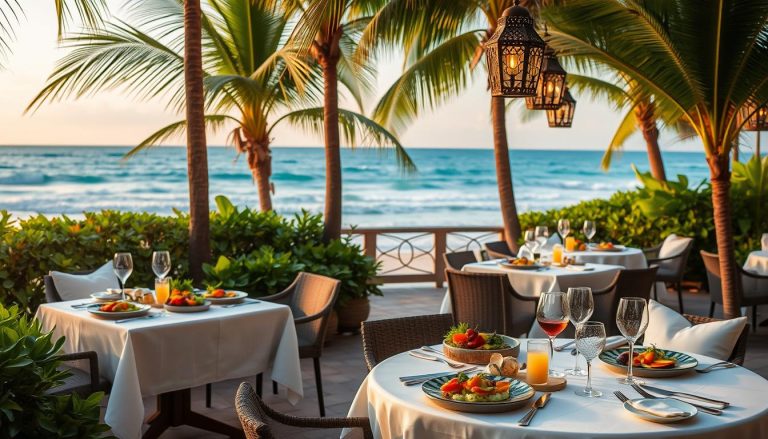 What are the dining options in Grace Bay?