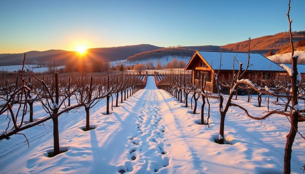 Winter vineyard visits Winter vineyard visits