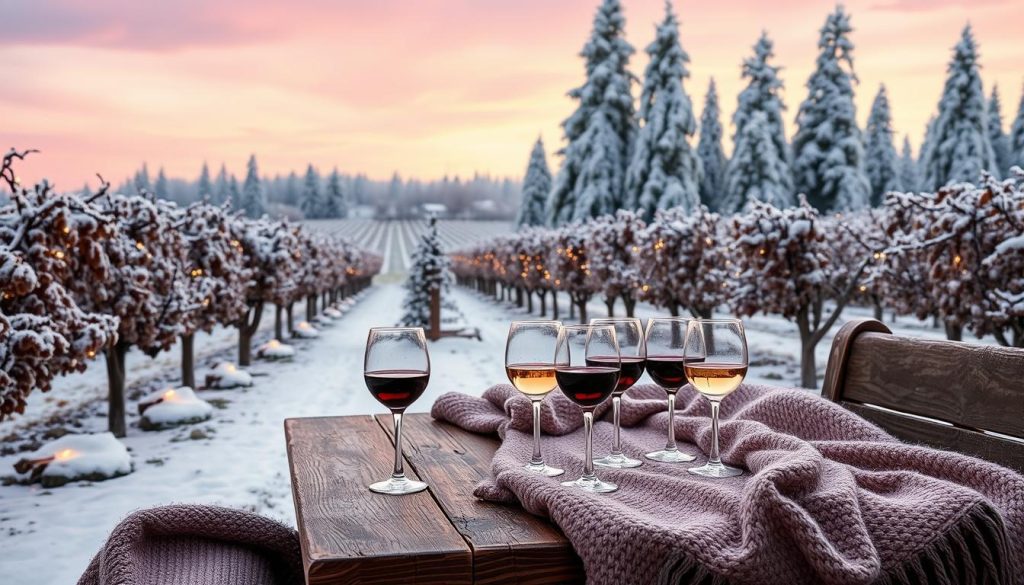 Winter wine tasting experience Winter wine tasting experience